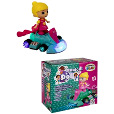 Musical Doll with Light, Movement and Sound - Battery Operated